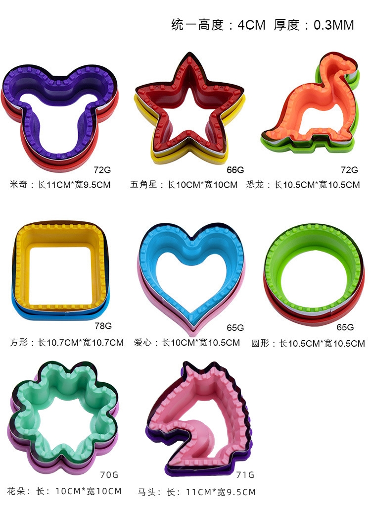 Molde de corte e prensagem de pão de sanduíche de aço inoxidável - Image 4