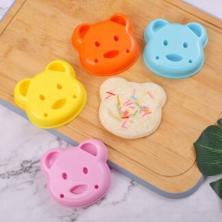 Molde de sanduíche DIY com desenhos animados - Cortador de pão criativo para crianças