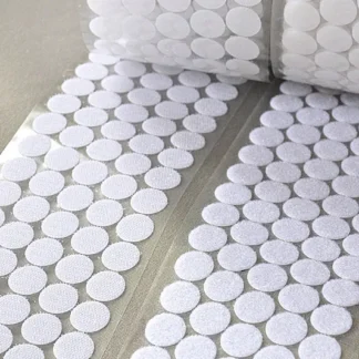 Fita Adesiva de Velcro Redonda de 10 mm - Organização Resistente para Casa e Escritório