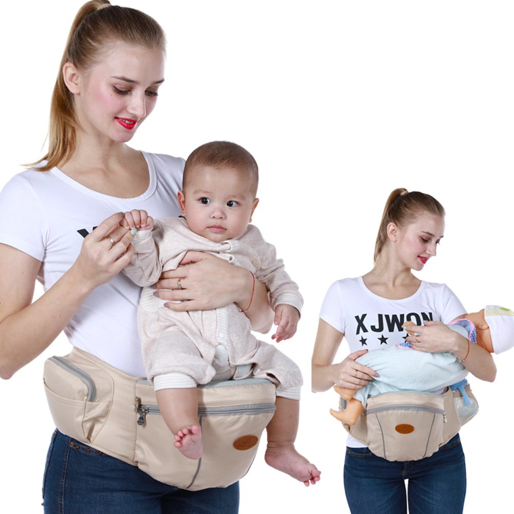 Multi functional baby shoulder strap storage single stool baby waist stool
