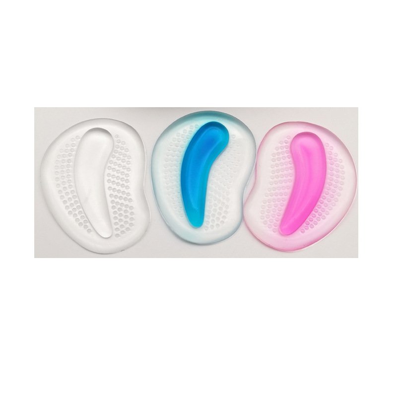 Arch forefoot pad correction half size insole silicone thickened shock absorption front half pad - Image 2