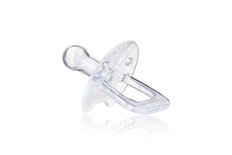 Soothing pacifier food grade all silicone flat head round head baby soothes and plays with the mouth - Image 2