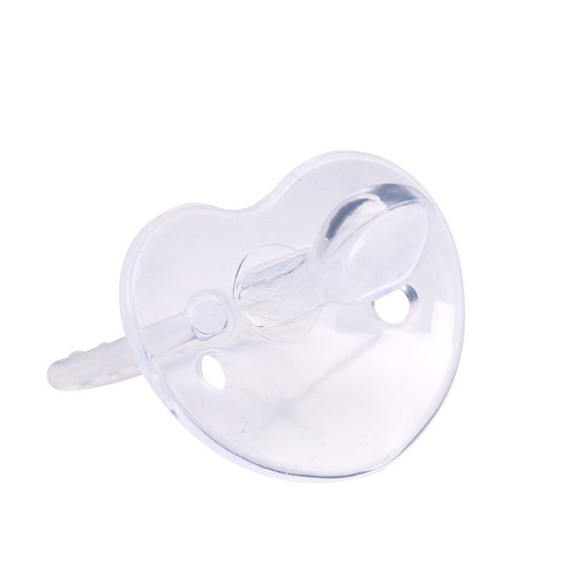 Soothing pacifier food grade all silicone flat head round head baby soothes and plays with the mouth - Image 3
