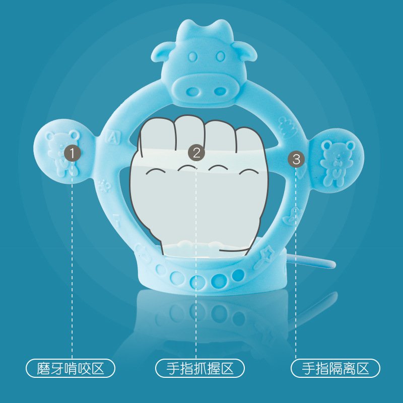 Children's Teeth Grinding Stick Toy Baby Anti eating Hand Silicone Soft Adhesive Non toxic and Boilable Teeth Glue Toy - Image 2