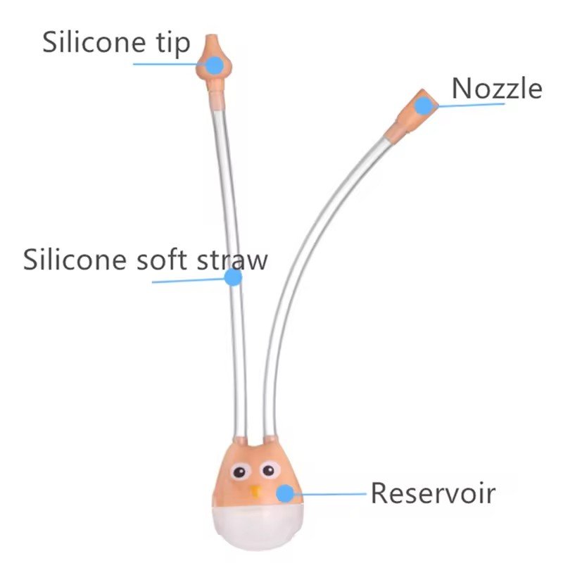 New Baby Nose Cleaner Silicone Aspirator Nasal - Image 6