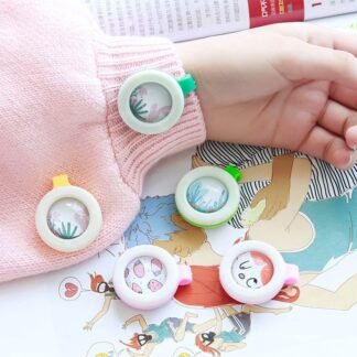 Repelente de Mosquitos Infantil com Óleo Essencial Natural - Fivela Ajustável