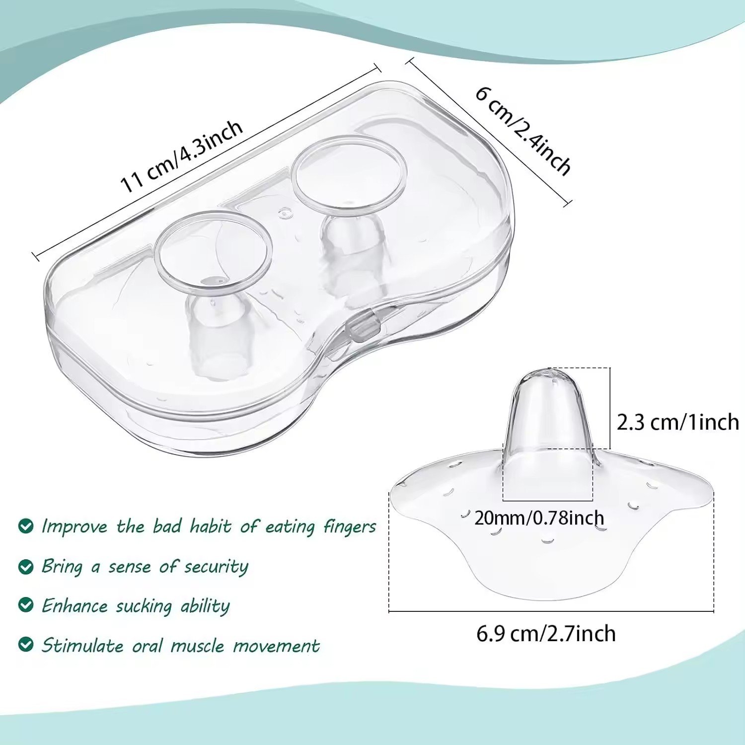 Silicone Nipple Protectors Feeding Mothers Nipple Shields Protection Cover - Image 3