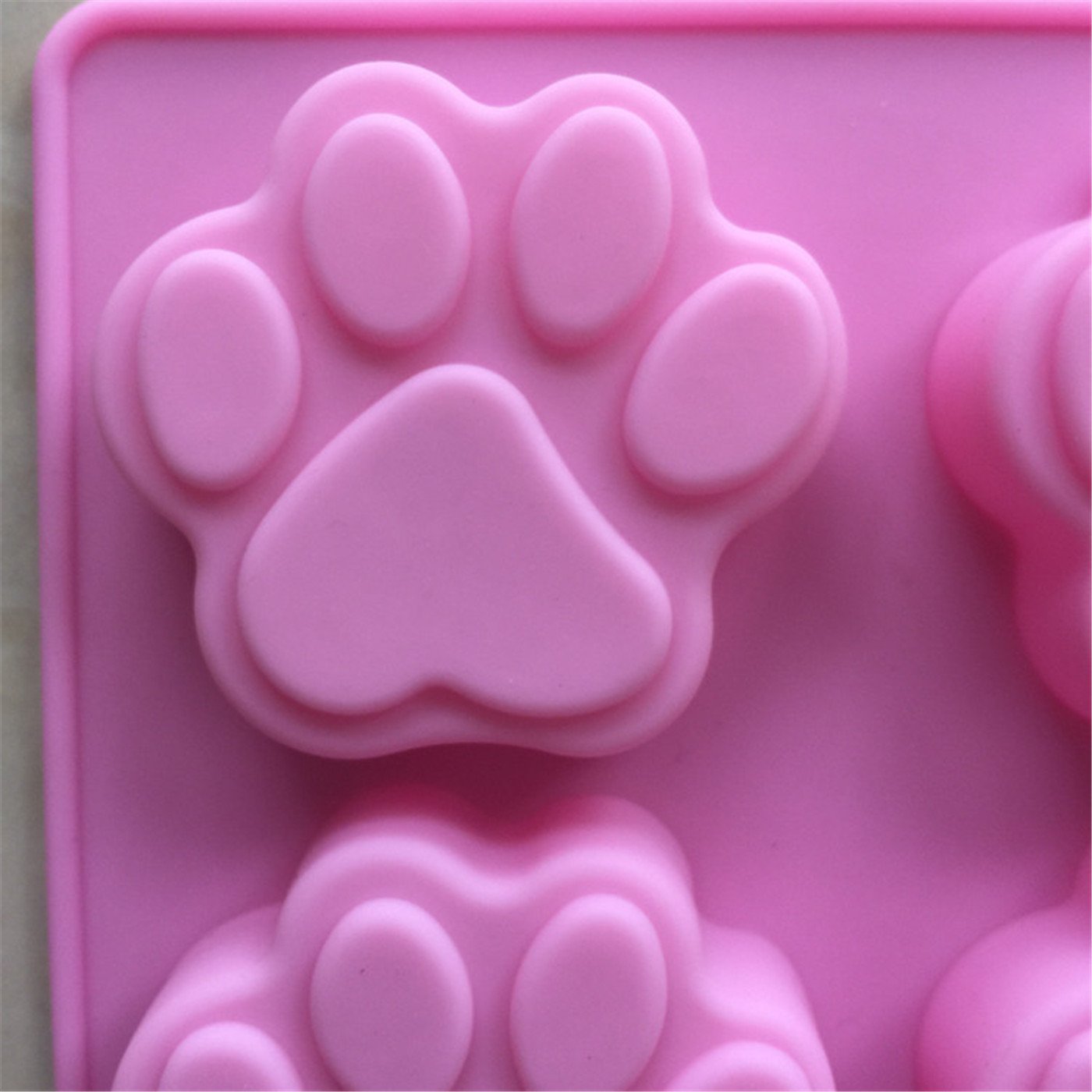 Puppy footprints silicone cake mold 6 with cat claws - Image 4