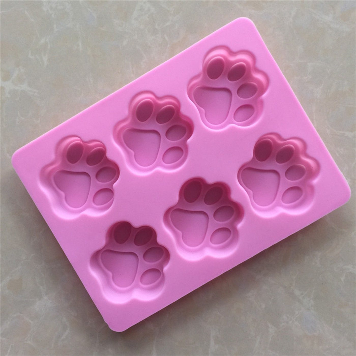 Puppy footprints silicone cake mold 6 with cat claws - Image 3