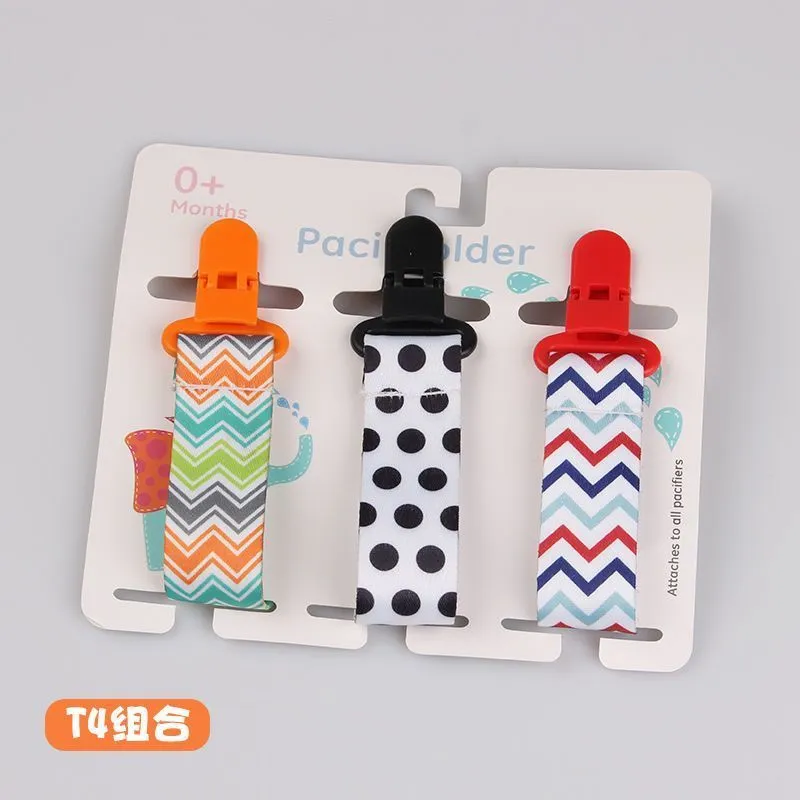 Three sets of thickened baby pacifier chains, gum toy pacifier straps - Image 7