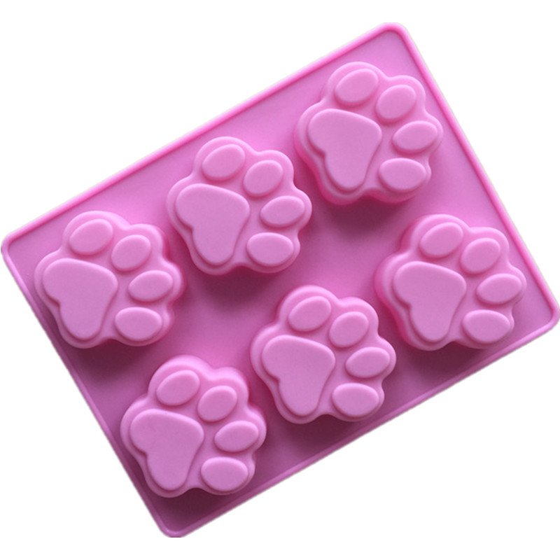 Puppy footprints silicone cake mold 6 with cat claws - Image 5