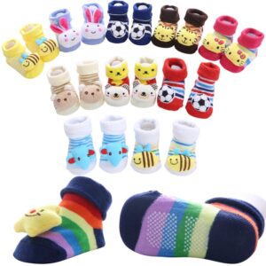 [55 can choose] cartoon non-slip floor baby baby socks