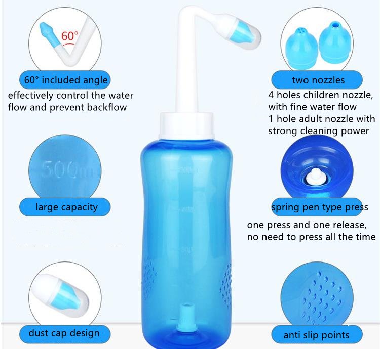 300ml Nose Cleaning Device Nasal Spray Adult & Kid Nasal Aspirator - Image 3