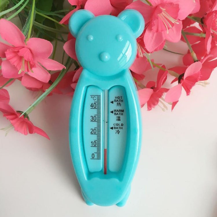 Cartoon cute baby bear thermometer children bathtub water temperature toy plastic bathtub thermometer - Image 6