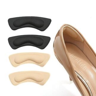 Almofada de espuma macia para sapatos de salto alto – Protetor de salto antideslizante e resistente ao desgaste – Pasta para sapatos – Forro para o calcanhar – Adesivos antideslizantes