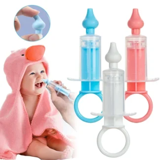 Lavador nasal para bebês com tubo de agulha - Alívio da rinite e da congestão
