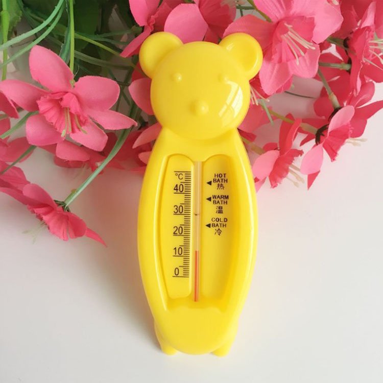 Cartoon cute baby bear thermometer children bathtub water temperature toy plastic bathtub thermometer - Image 5
