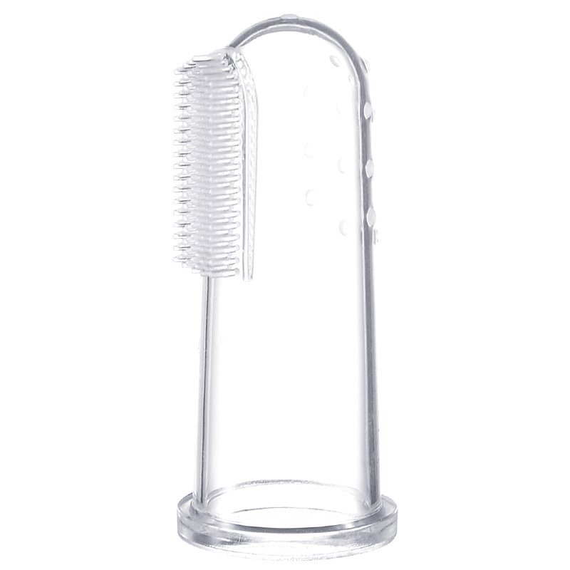 Baby Finger Toothbrush Food Grade Silicone Infant Baby Finger Tooth Brush - Image 5