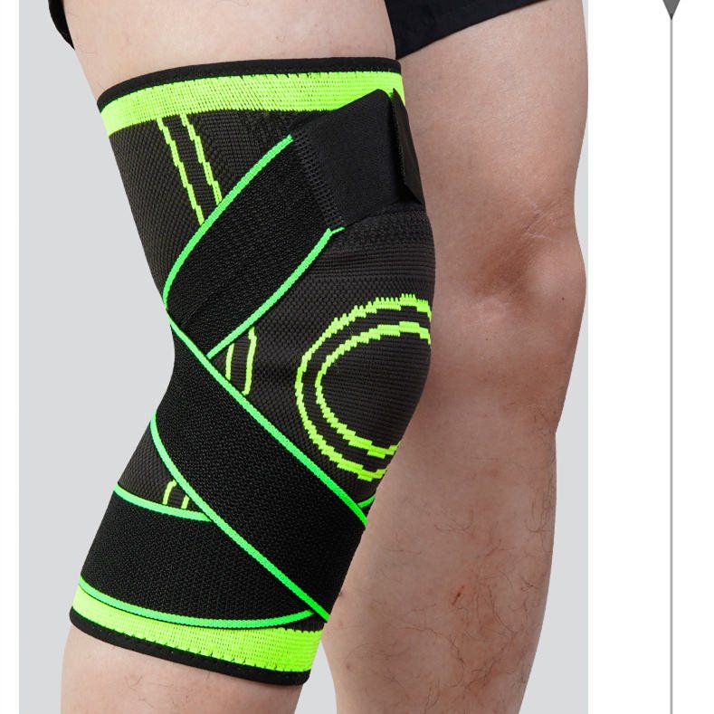 Cyrus Knee Brace with Silicone Pad Elastic Metal Side Bars Compression Sleeve for Running - Image 3