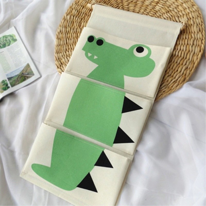 Cotton and linen fabric cute cartoon animal hanging bag - Image 8