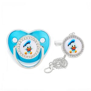 Cartoon series hot selling pacifiers, baby dots, diamonds to soothe and play with the mouth