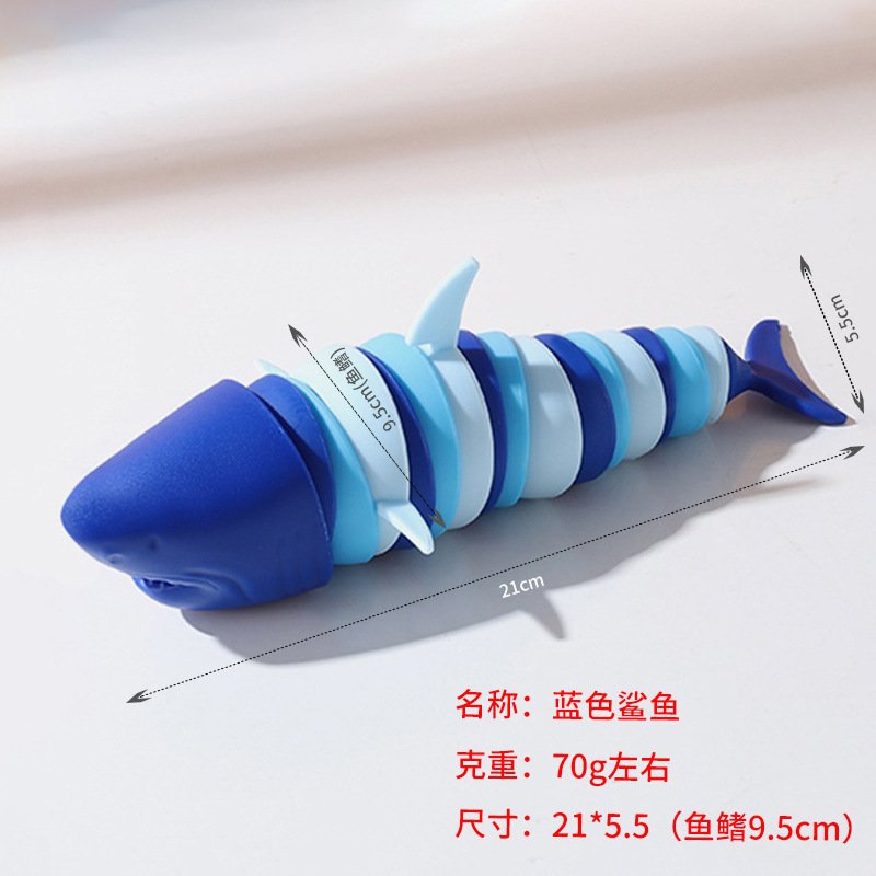 Colorful shark dolphin creative small ornaments - Image 2