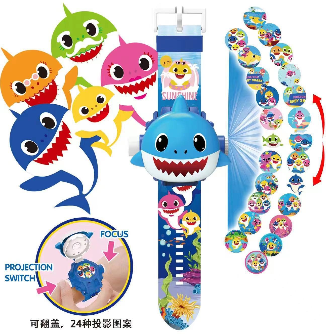 Baby Cartoon Projection Toy Watch - Image 3