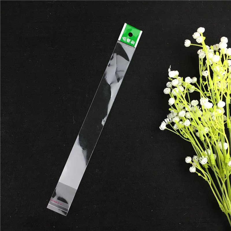 Separate packaging straw brush baby bottle straw brush baby bottle accessories plastic straw brush stainless steel bristles - Image 4