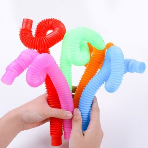 Children's decompression toy telescopic tube corrugated DIY