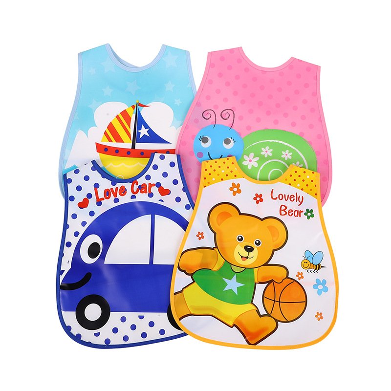 EVA Bib Bib Baby Children's Food Bag Waterproof Dirty-proof Food Clothes - Image 2