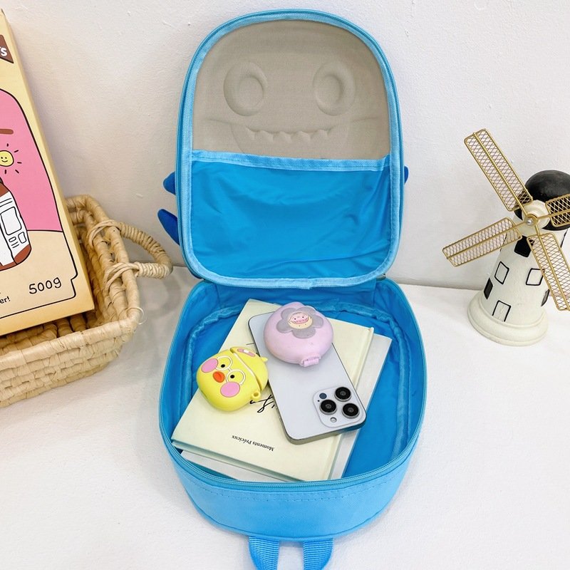 Cute cartoon shark small backpack - Image 4