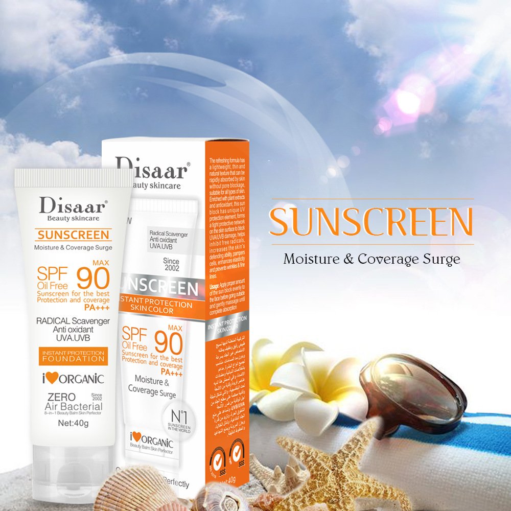 Disaar Sunscreen Waterproof Face Body Arms Thighs Sunscreen - Image 2