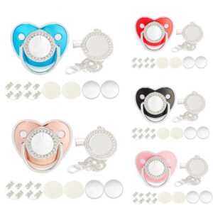 Thermal transfer baby diamond play mouth aluminum sheet thermal sublimation dot diamond baby pacifier