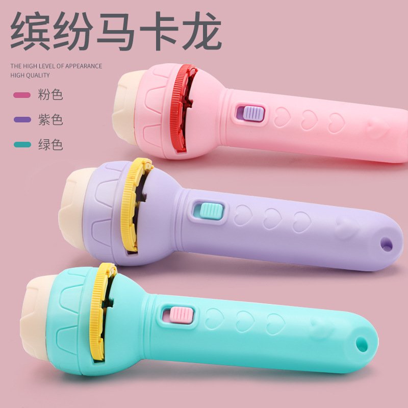 Projection flashlight children's luminous toy puzzle early education mini projection - Image 2