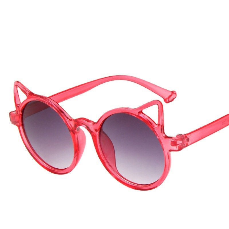 Children's sunglasses, European and American cute cat eyeglass frames - Image 4