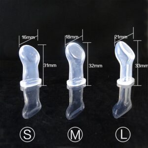 Silicone flat head baby pacifier head