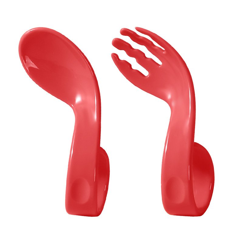 Baby training spoon twist spoon children's tableware set - Image 4