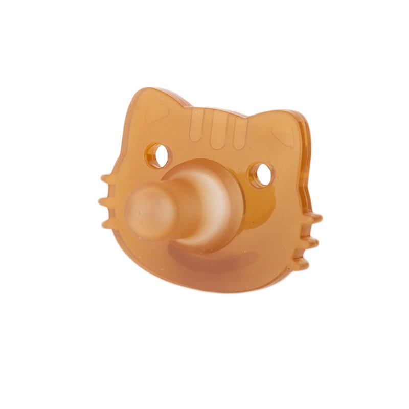 Newborn baby full silicone pacifier nano silver anti-lost chain imitation breast milk play mouth super soft with box - Image 5