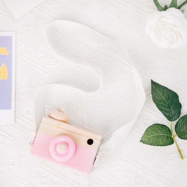 Wooden children's camera toys for early education, hands-on photography, home decoration, and ornaments - Image 3