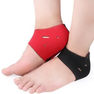 Perforated breathable heel cover for women, foot cover for dry and cracked heels