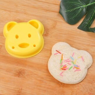 Cortador de pão em forma de urso - Molde criativo para sanduíches infantis