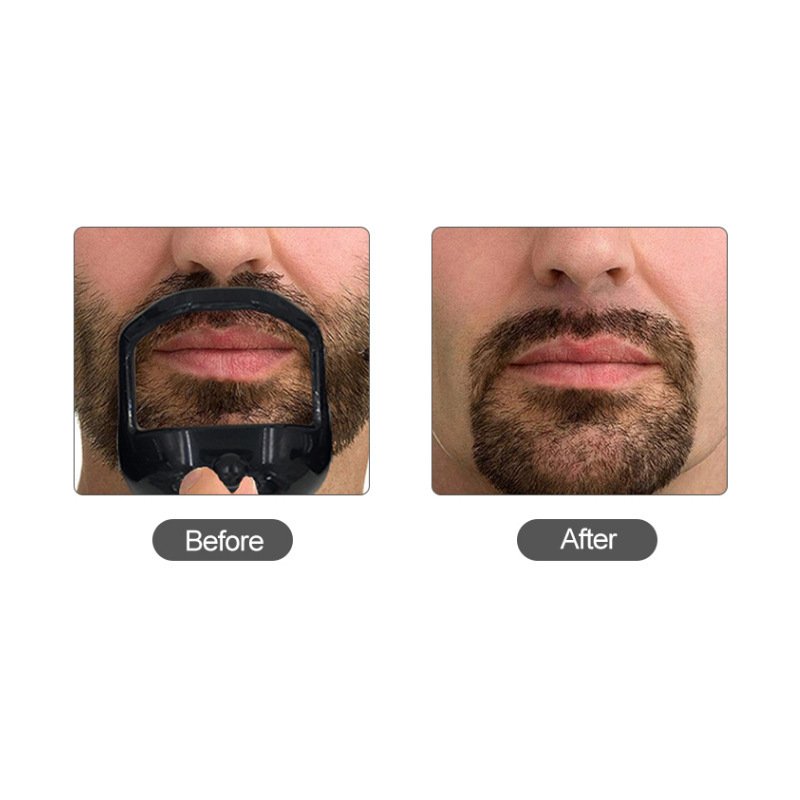 5pcs/set beard styling template set men's beard trimming contour tool - Image 2
