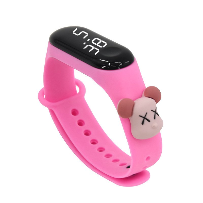 LED M3 doll electronic watch creative student waterproof bracelet children's touch gift watch - Image 3