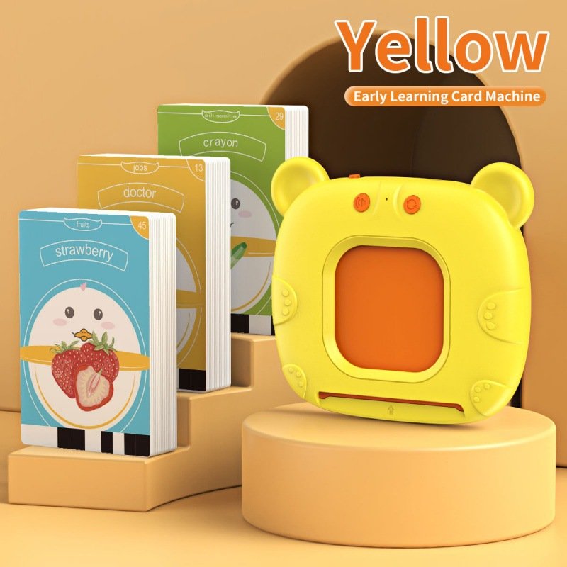 English version of children's puzzle enlightenment early education intelligent card machine with audio reading materials English learning machine - Image 3
