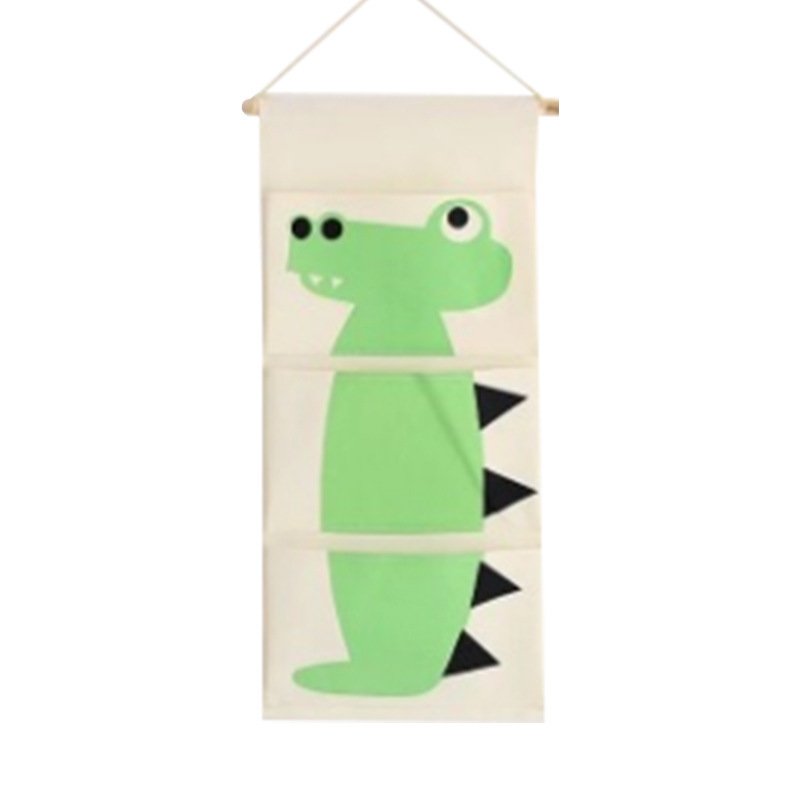 Cotton and linen fabric cute cartoon animal hanging bag - Image 5