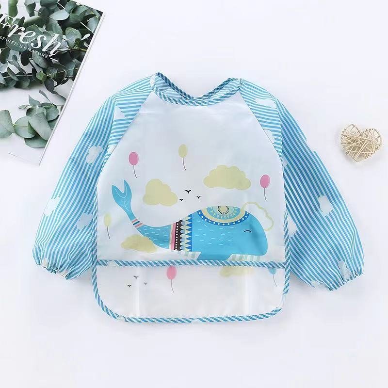Cloud Rice Clothes Children's No Wash Rice Clothes Infant Painting Clothes - Image 8