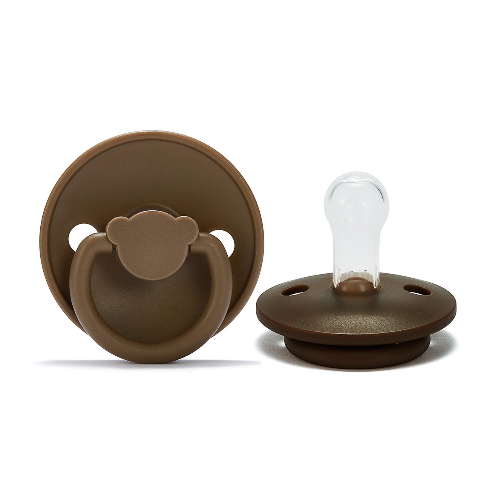 Cute Bear Baby Pacifier Super Soft Food Grade Flat Head Silicone Baby Pacifier - Image 3