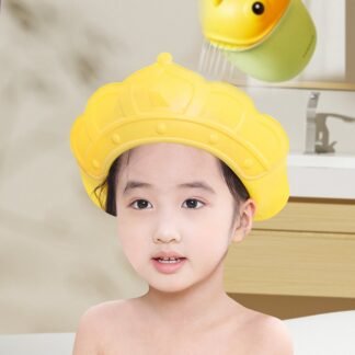 Touca de banho infantil para xampu de bebê - Impermeável e ajustável