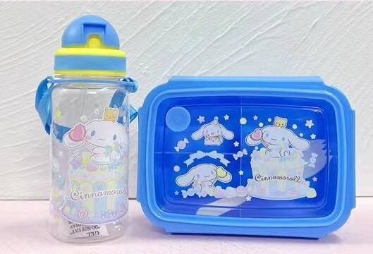 Cartoon lunch box with water cup can be heated in microwave oven for primary school students with special compartment lunch box - Image 7