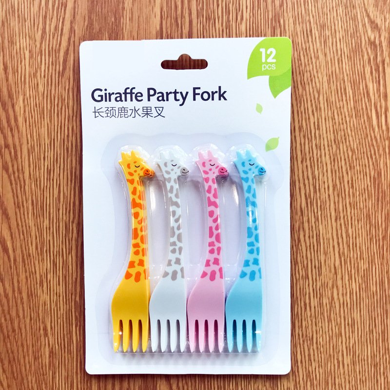 Children's fruit fork, household food, not harmful to the mouth, independent packaging - Image 3